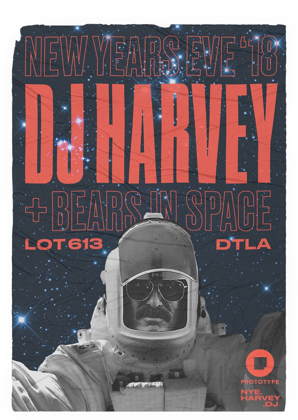 New Year's Eve 2018: DJ Harvey + Bears in Space @ Lot 613, DTLA